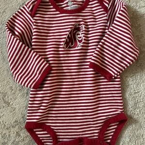 WSU cougars baby onesie